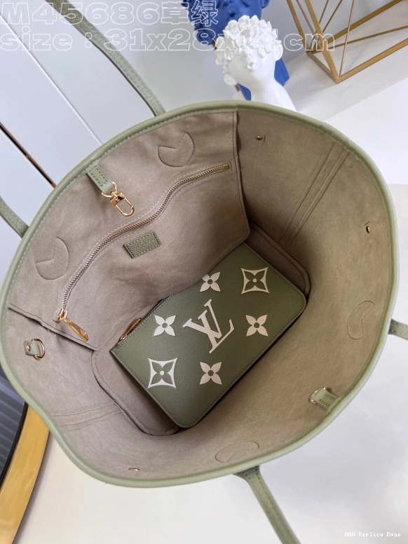 Aaa replica bags VUITTON LOUIS NEVERFULL MM 0725